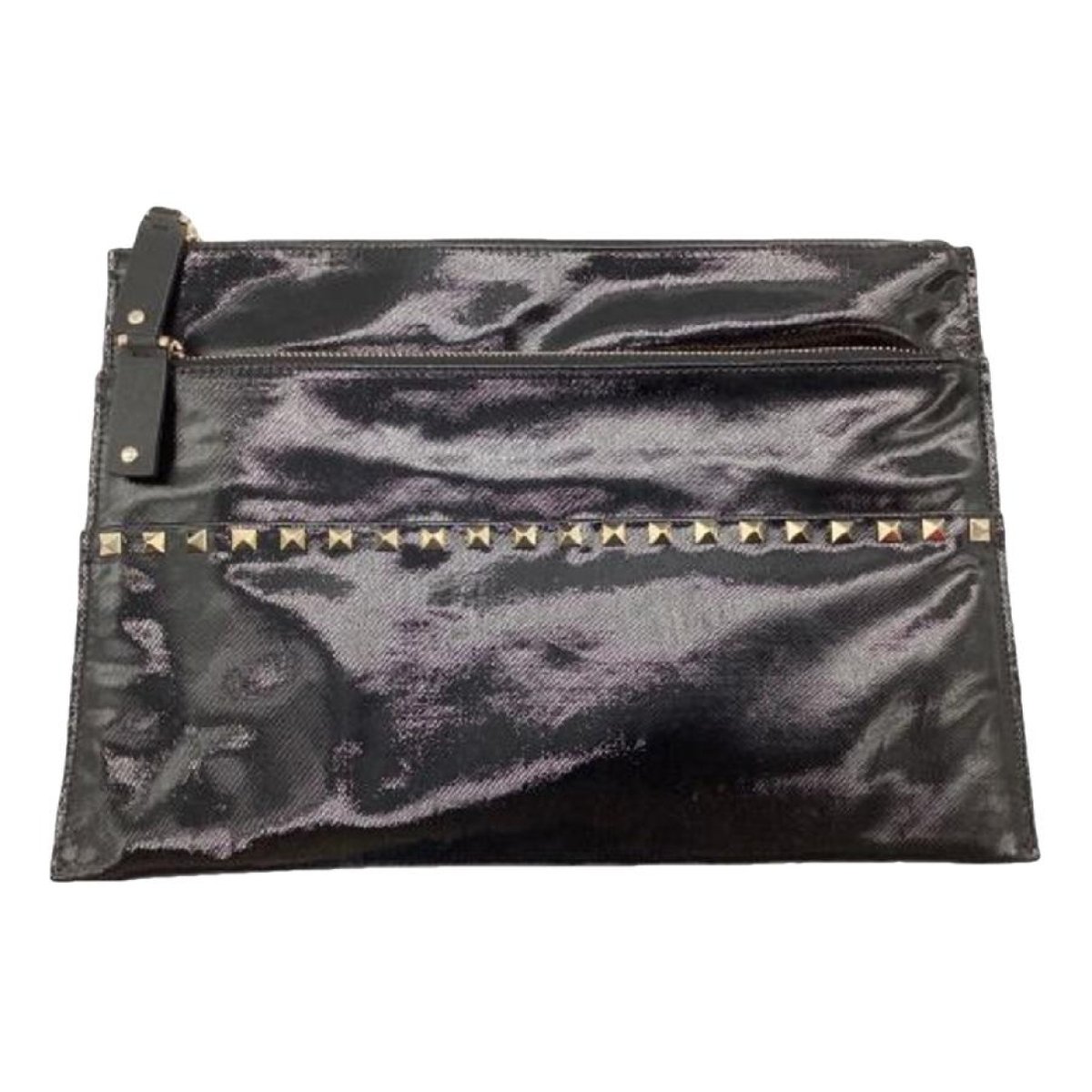 Rockstud clutch bag