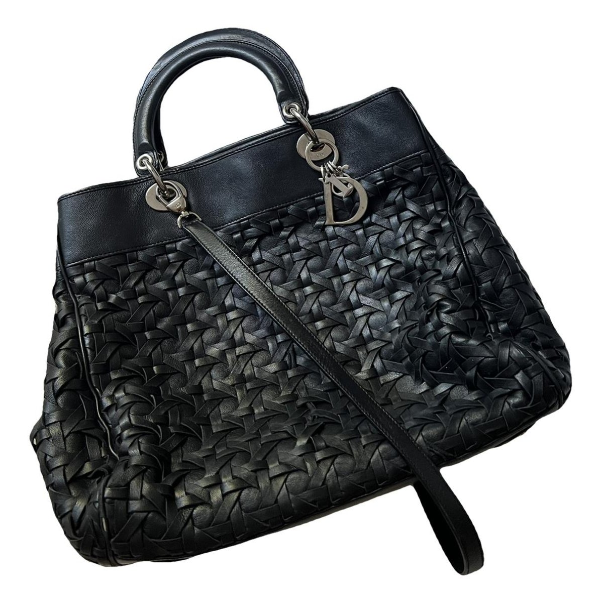 Lady Dior leather handbag