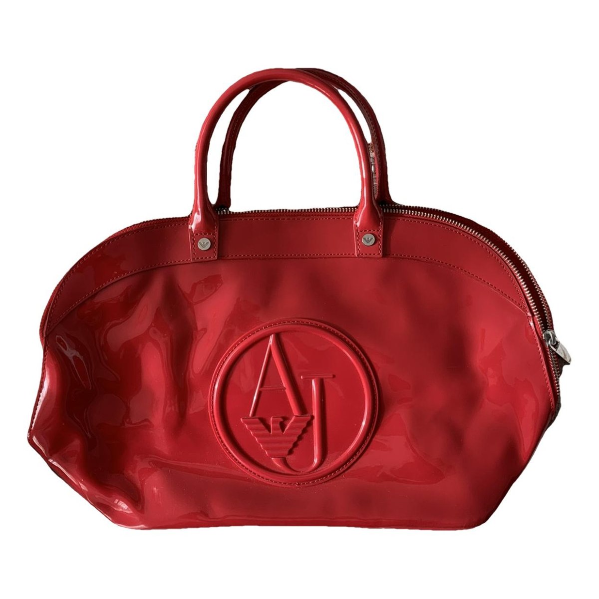 Patent leather handbag