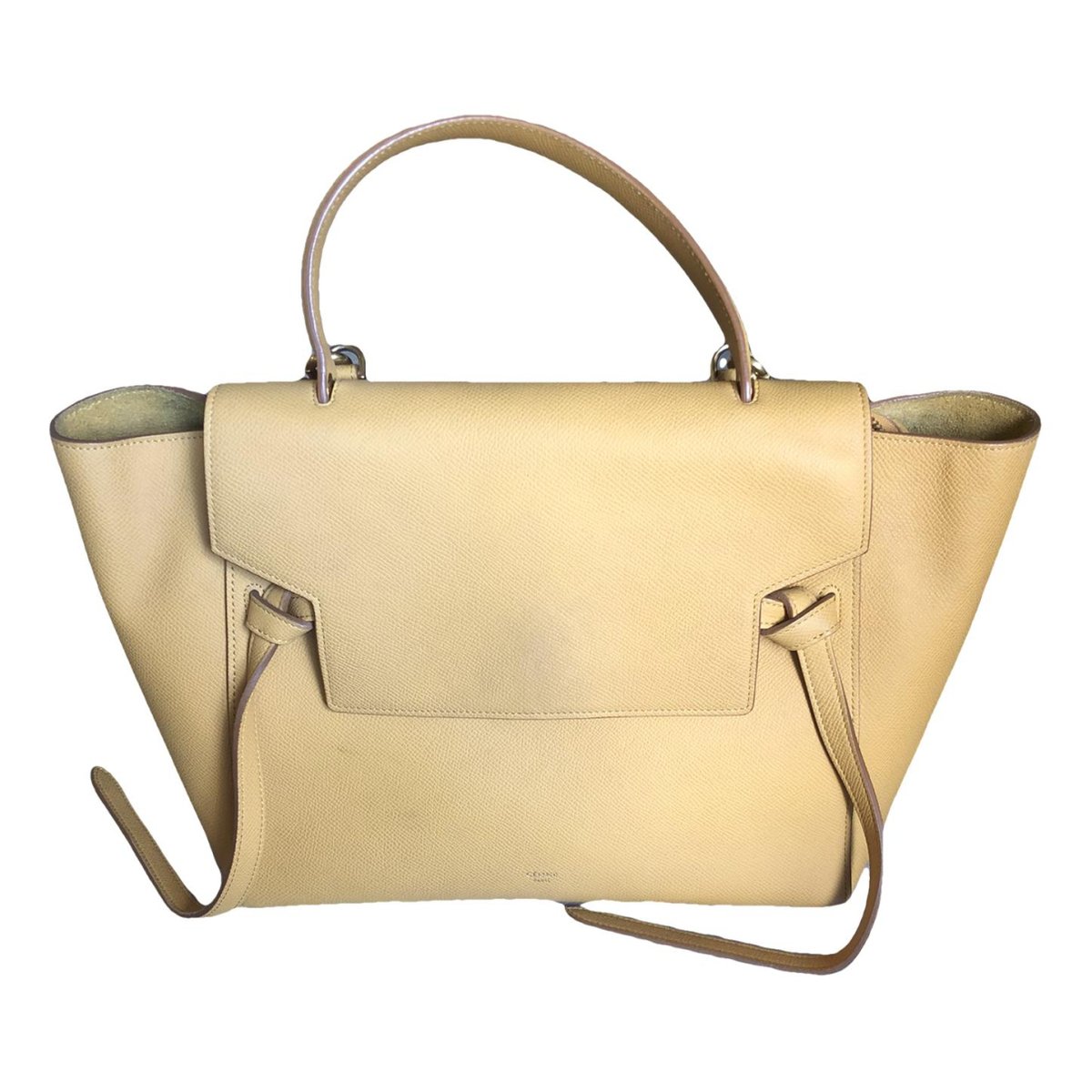 Belt leather handbag