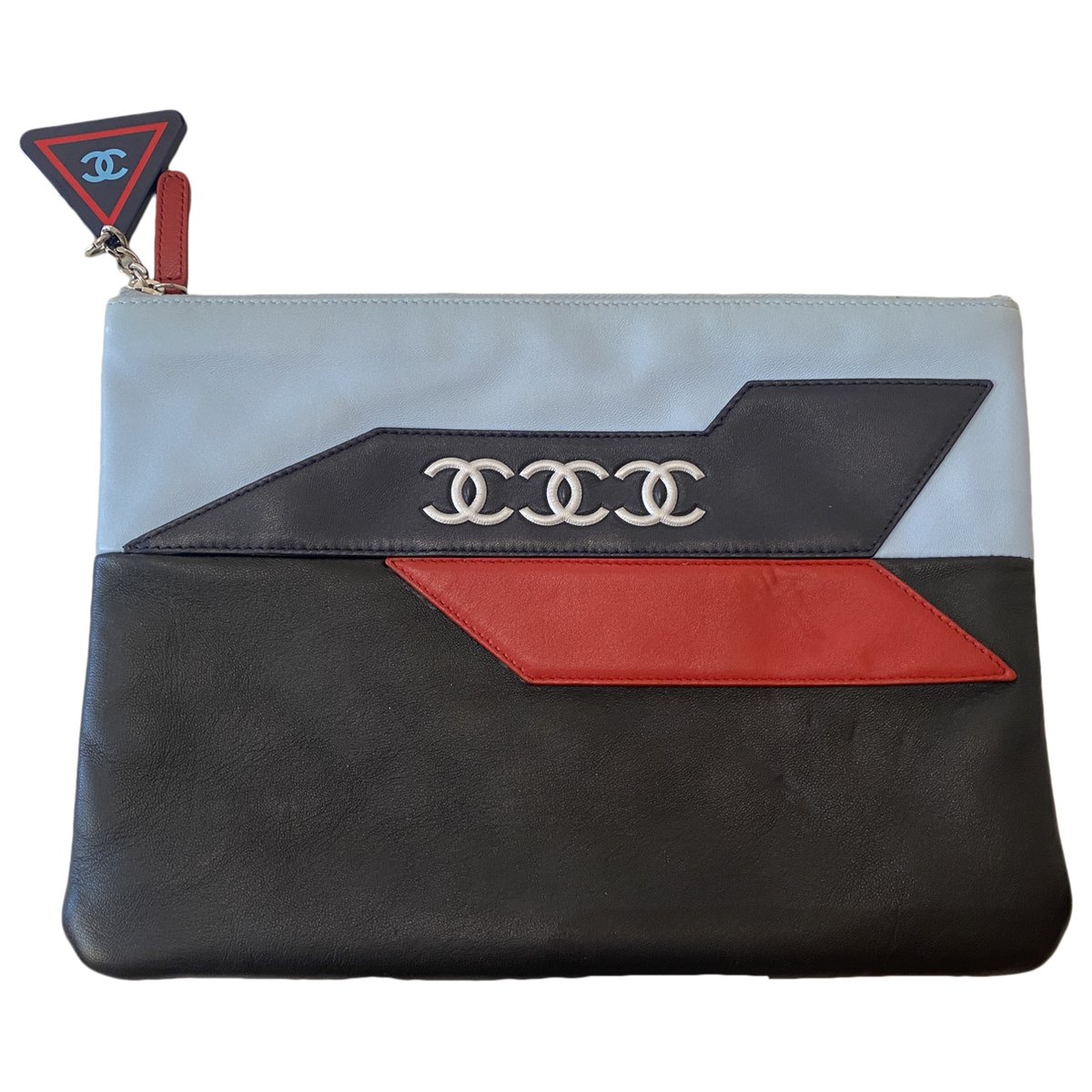 Timeless/Classique leather clutch bag