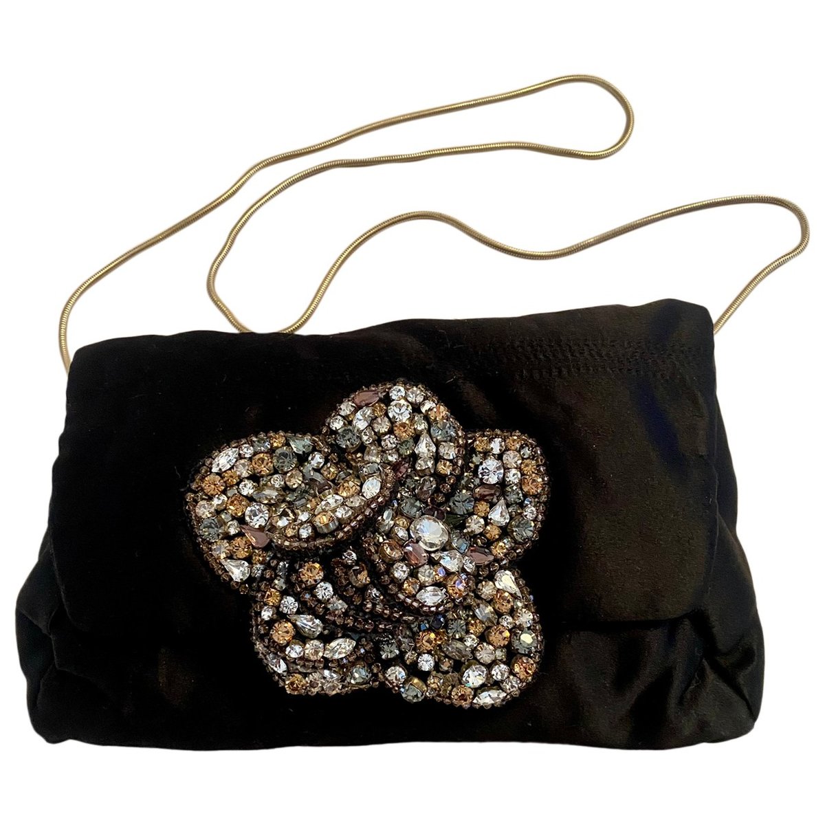 Silk clutch bag