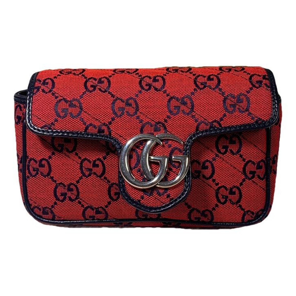 GG Marmont Chain cloth crossbody bag