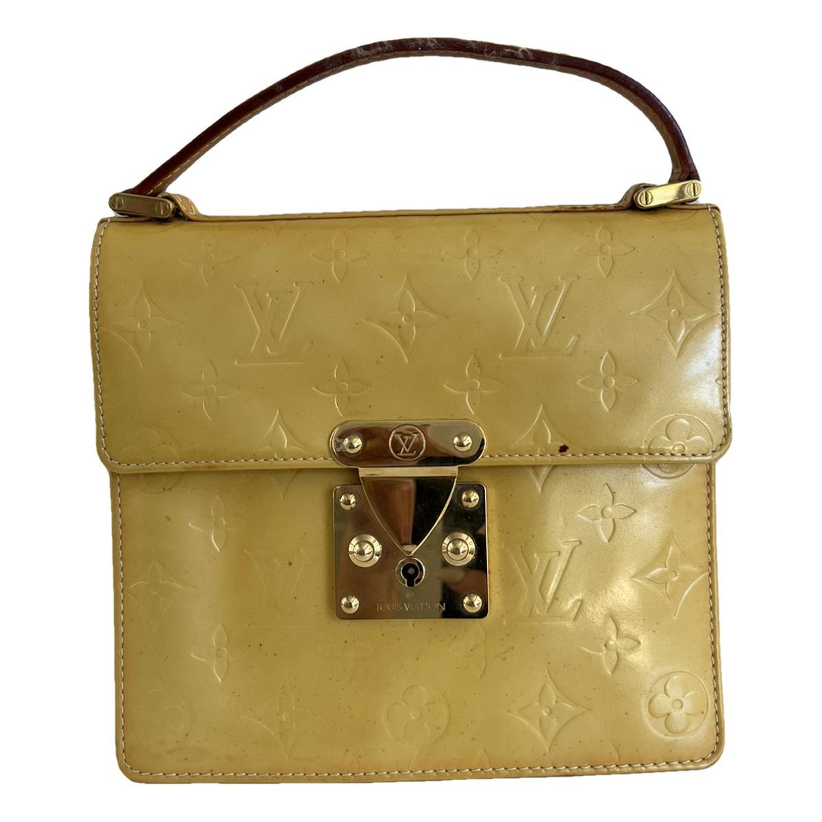 Spring street patent leather handbag