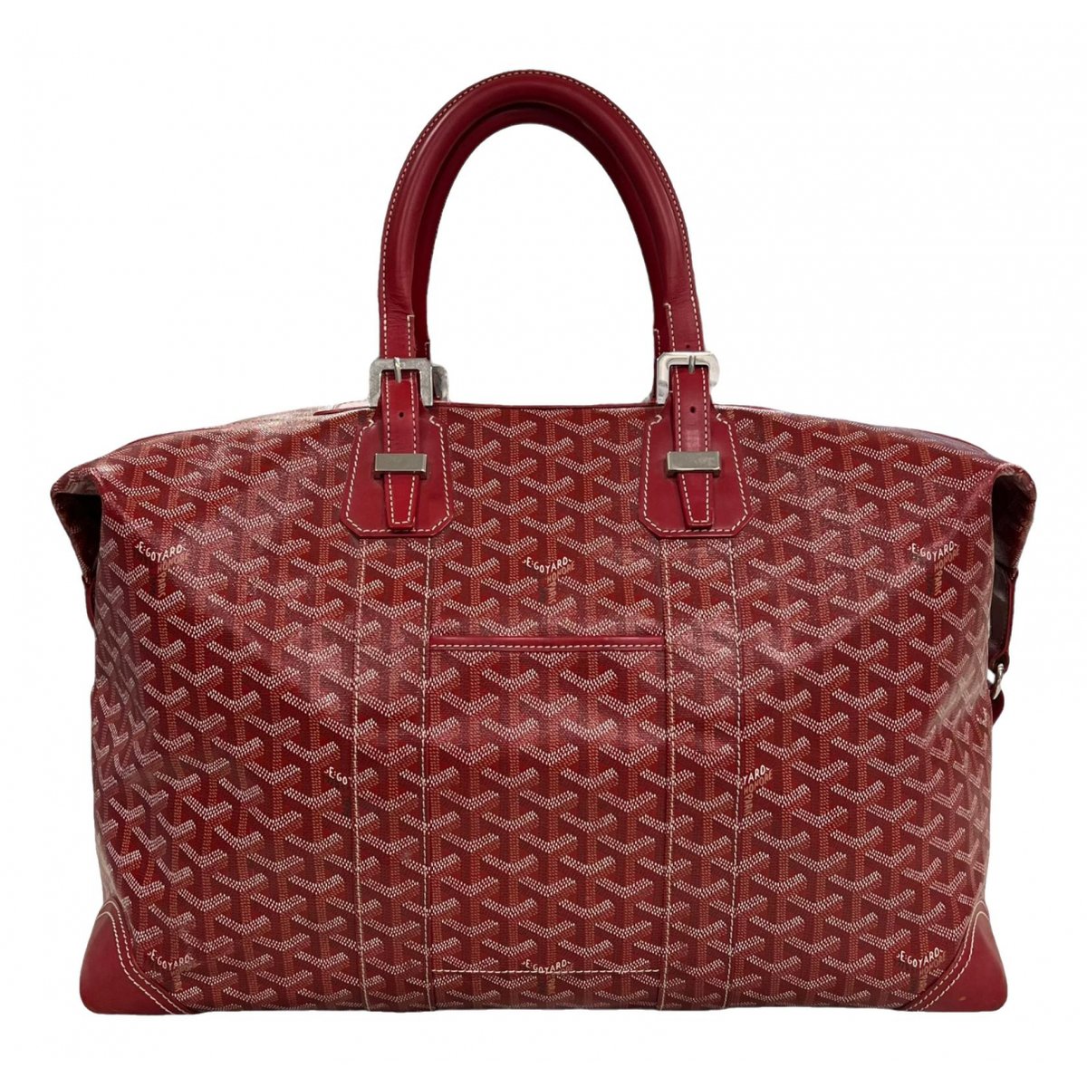 Boeing leather travel bag