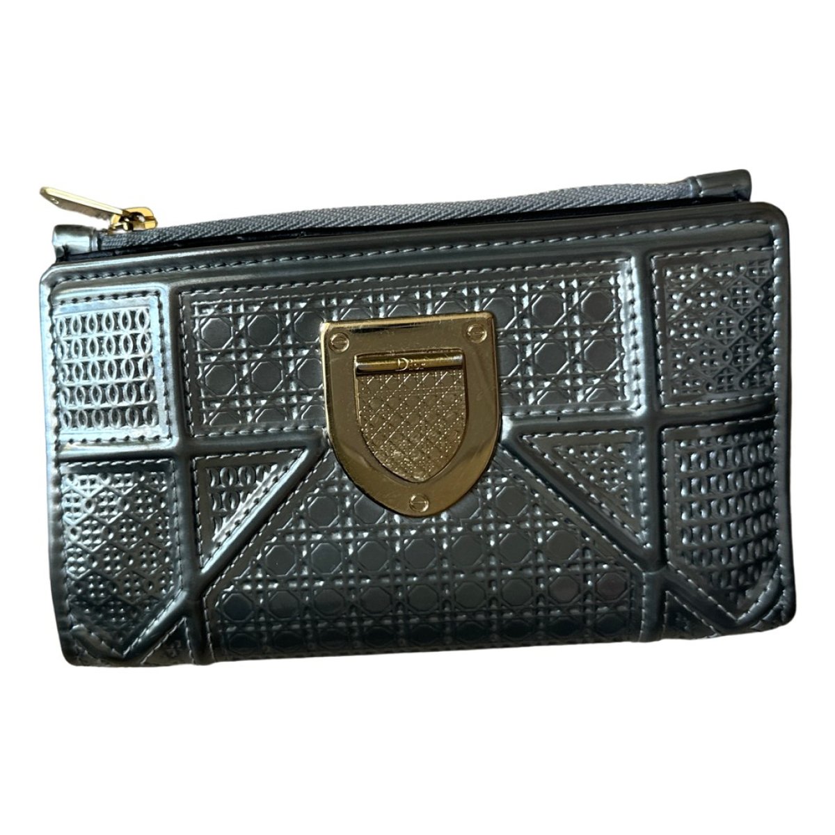 Diorama leather wallet