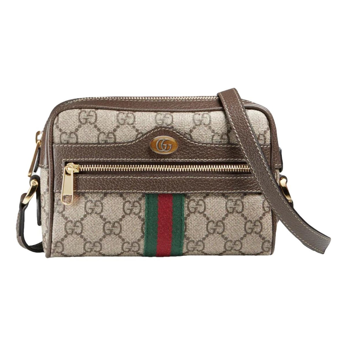 Ophidia GG Supreme patent leather handbag