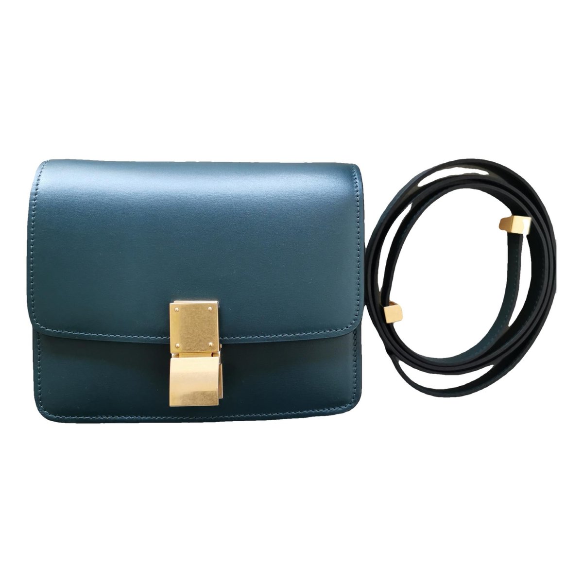 Classic leather crossbody bag