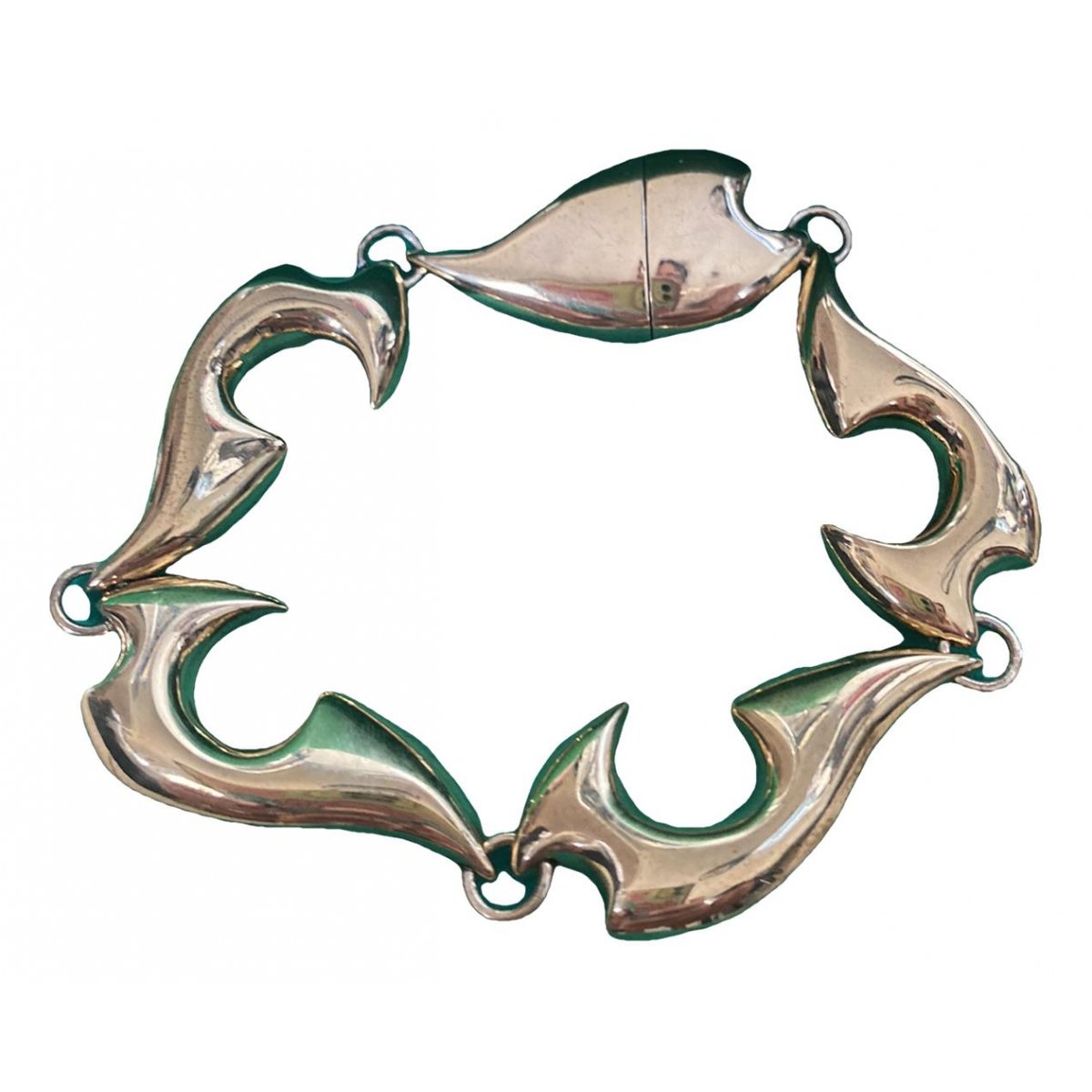 Sharp silver bracelet