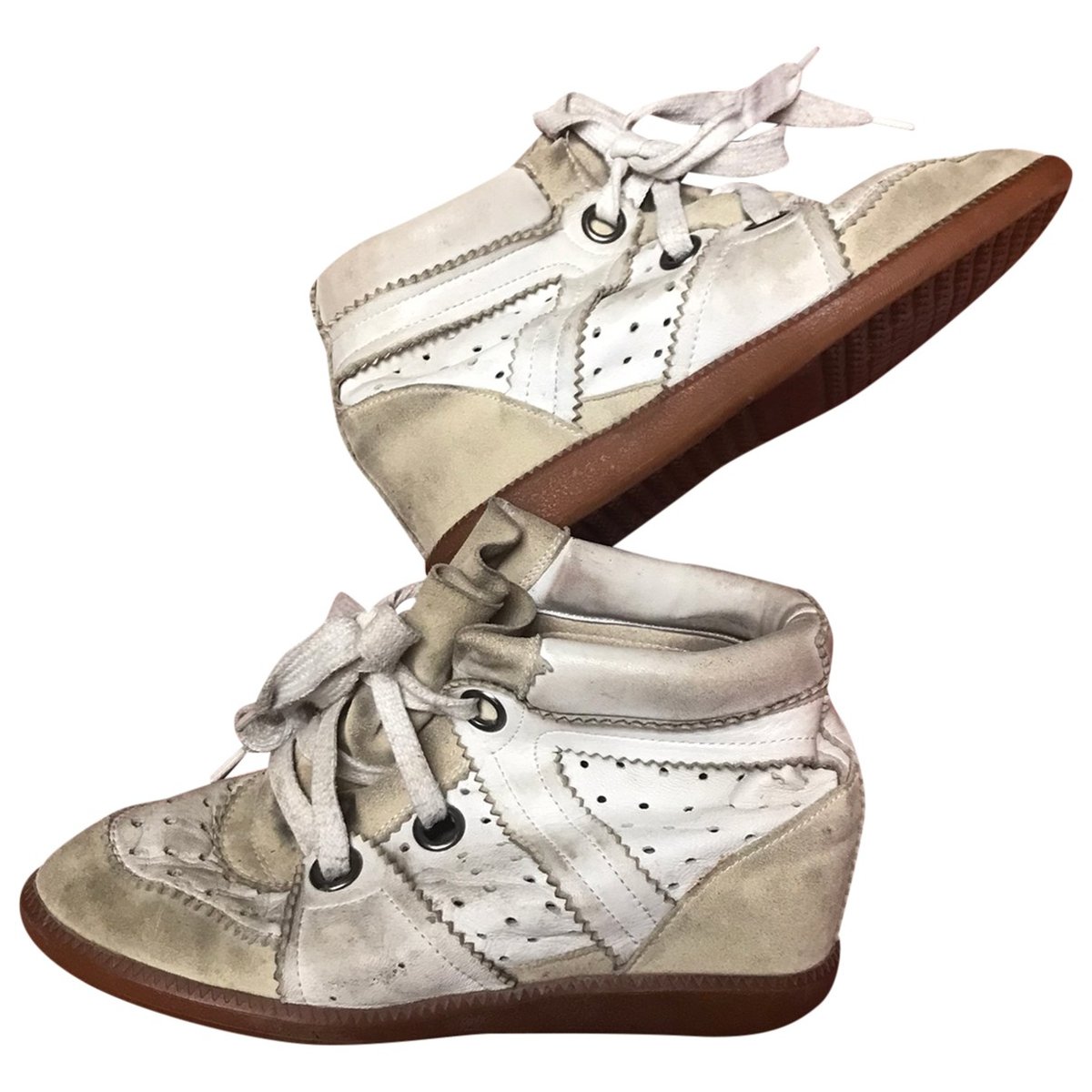 Betty leather trainers