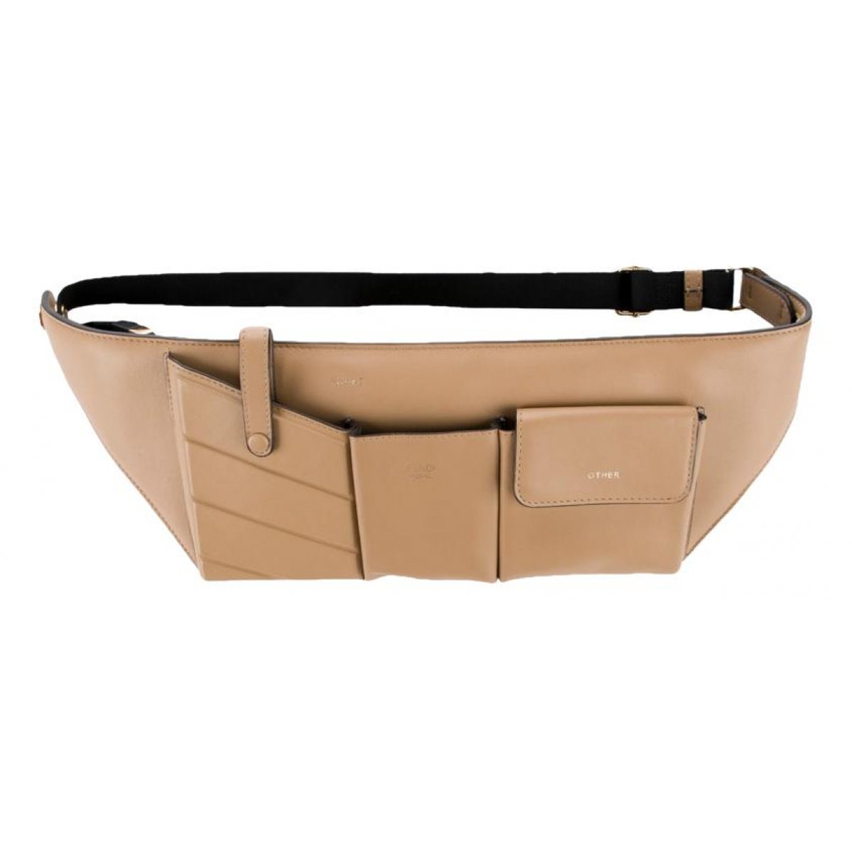 Pocket leather mini bag