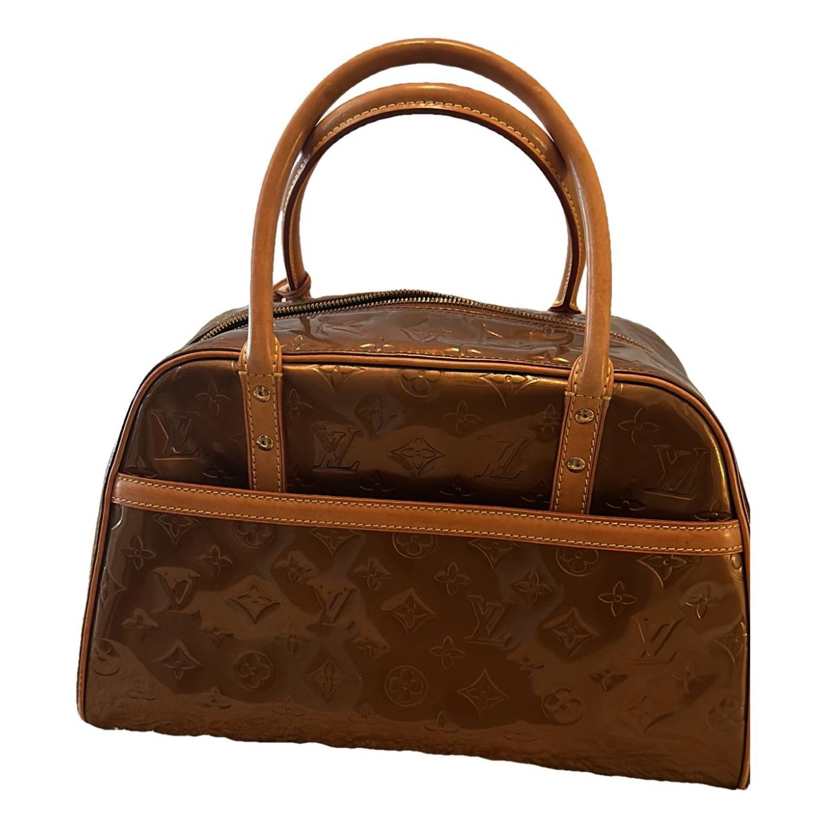 Tompkins Square patent leather handbag