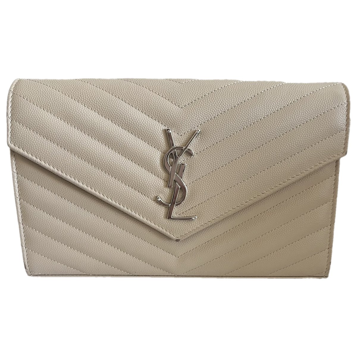 Envelope leather handbag