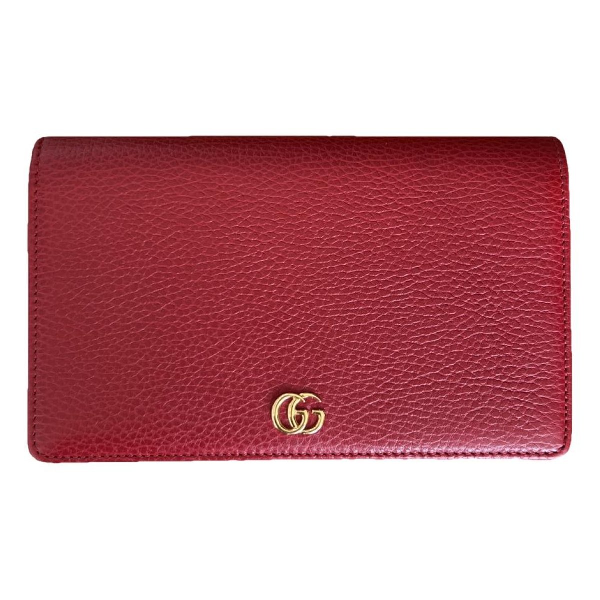 GG Marmont Chain Flap Wallet leather crossbody bag