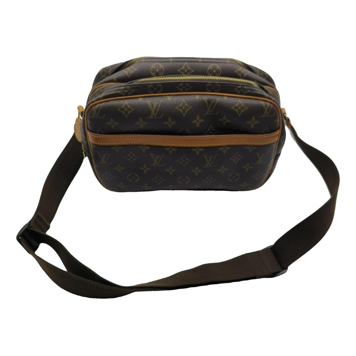 Reporter cloth crossbody bag