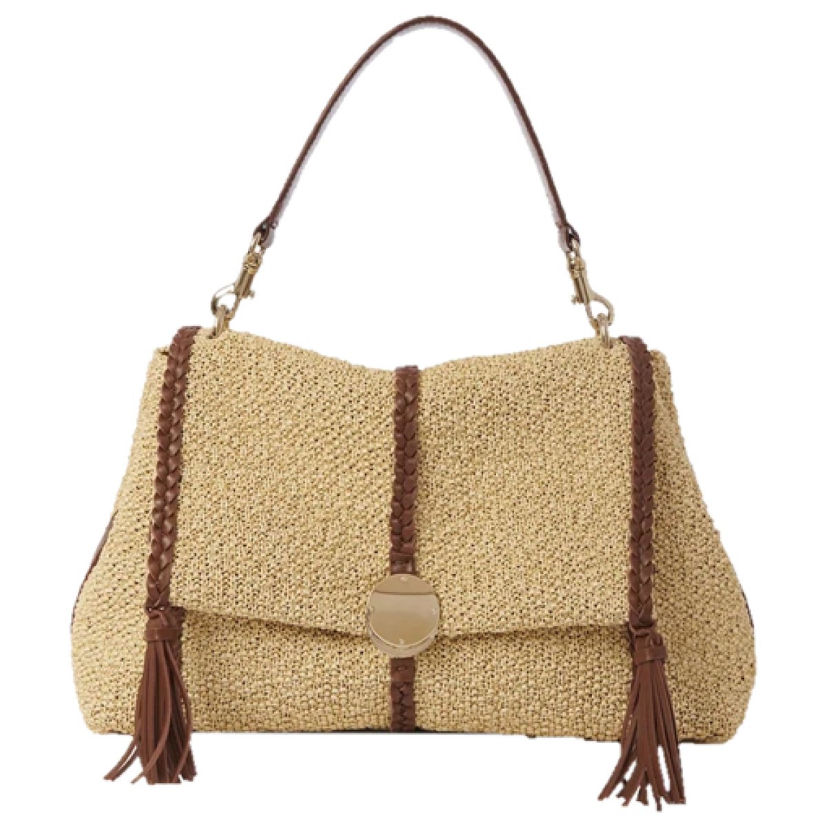 Penelope linen handbag