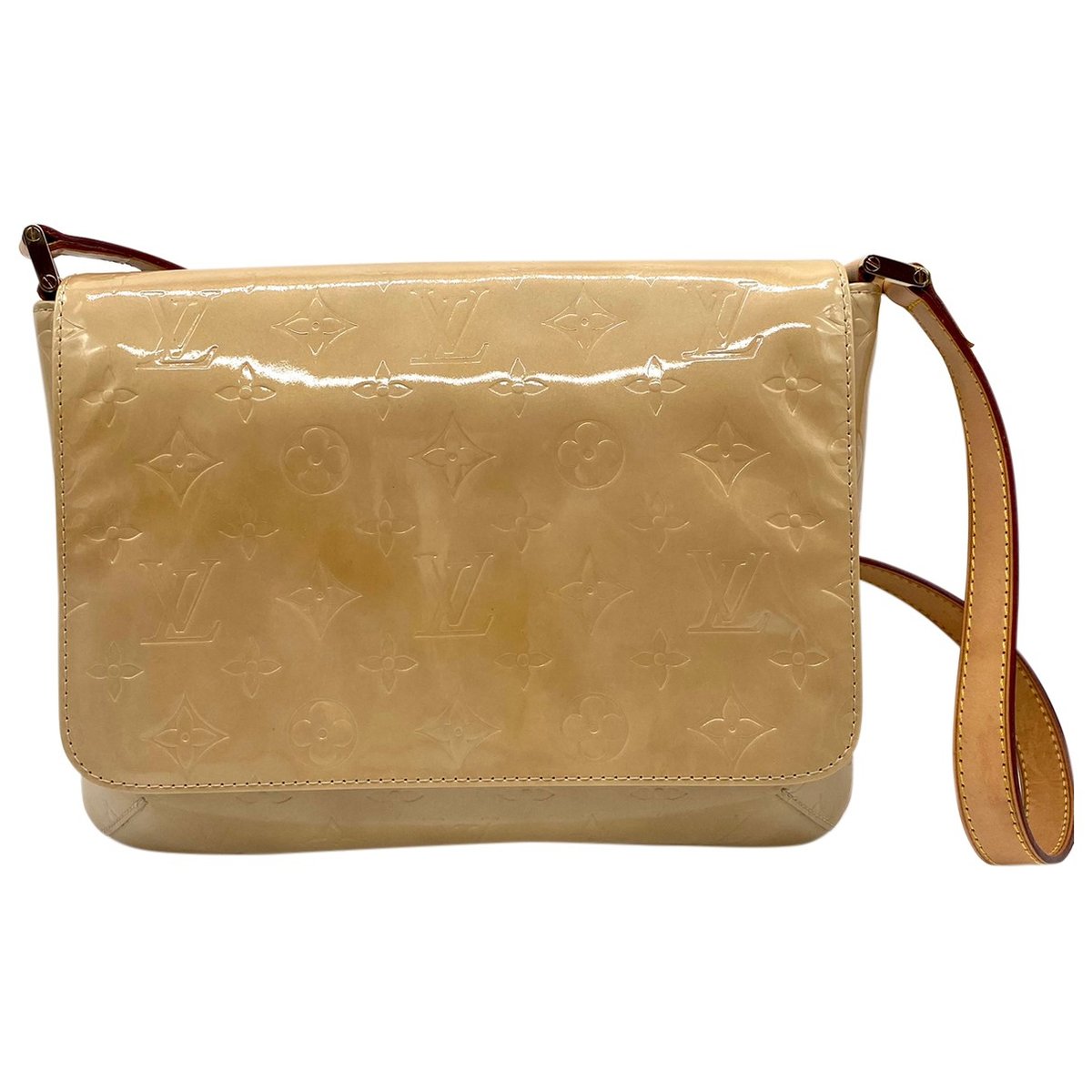 Thompson patent leather handbag