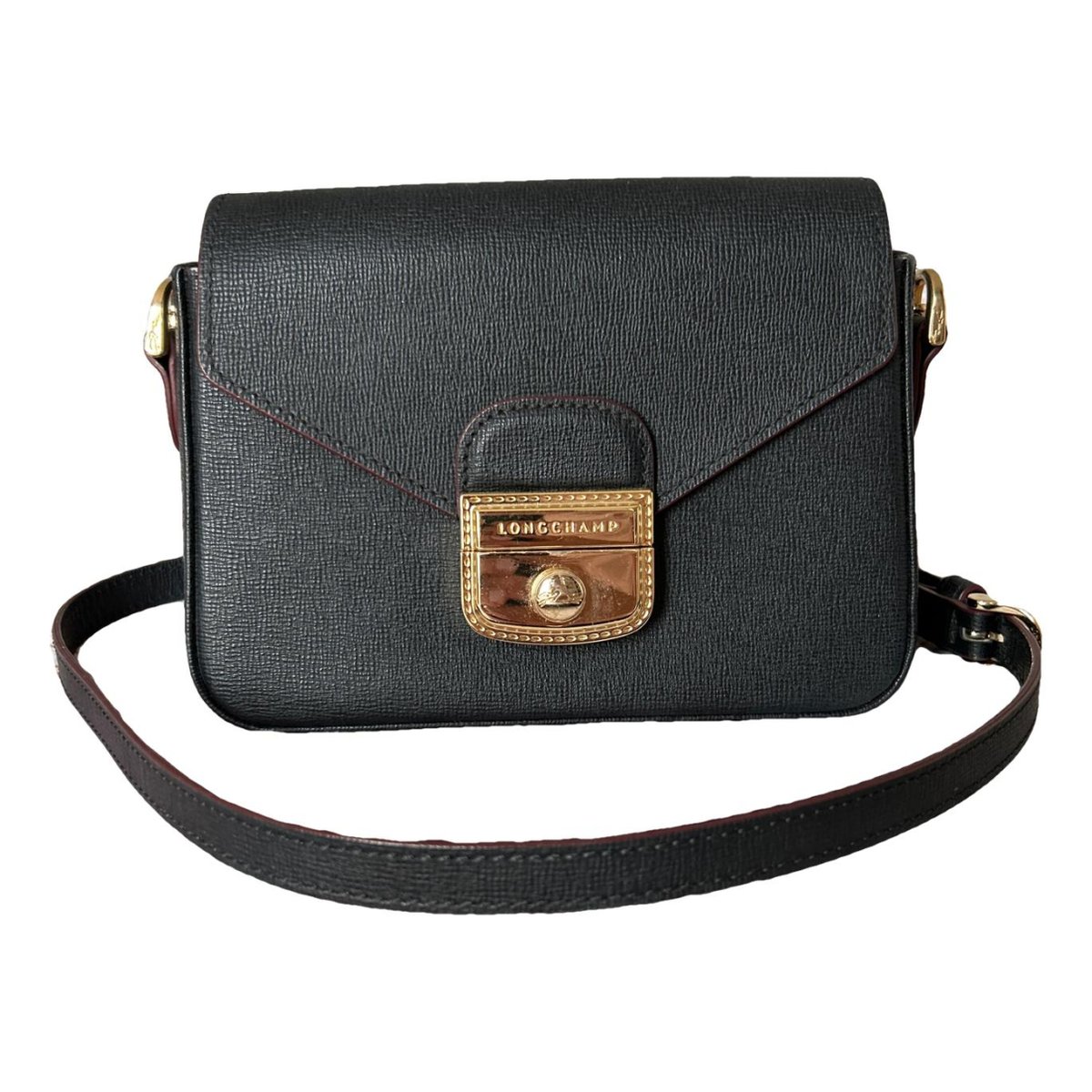 Pliage leather crossbody bag