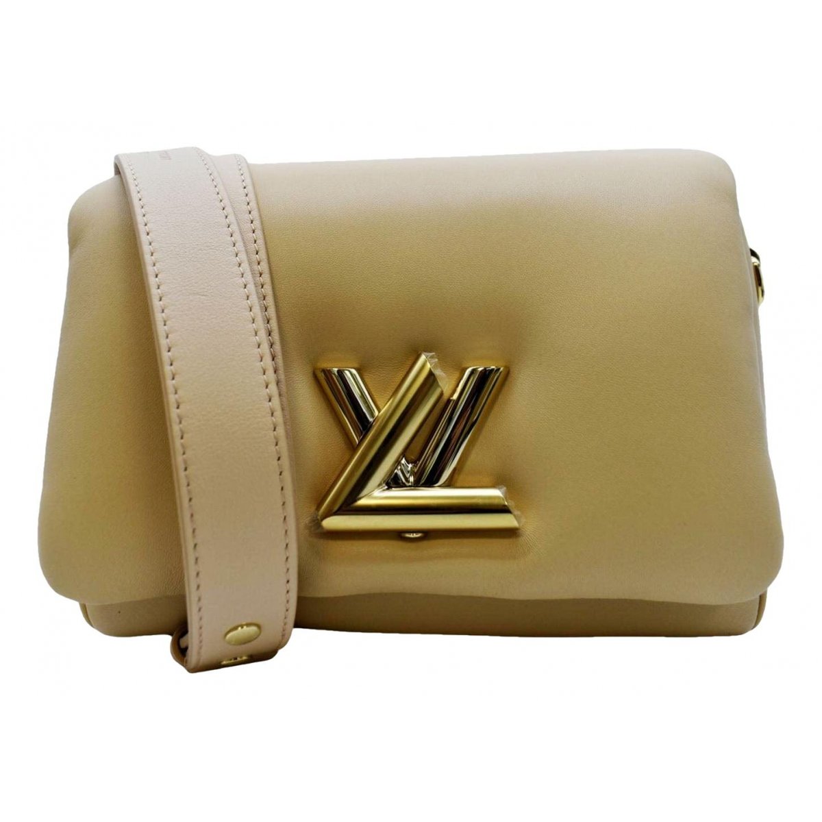Twist leather handbag