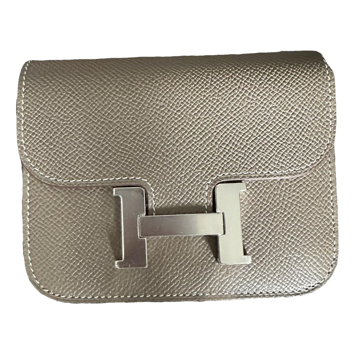 Constance leather clutch bag