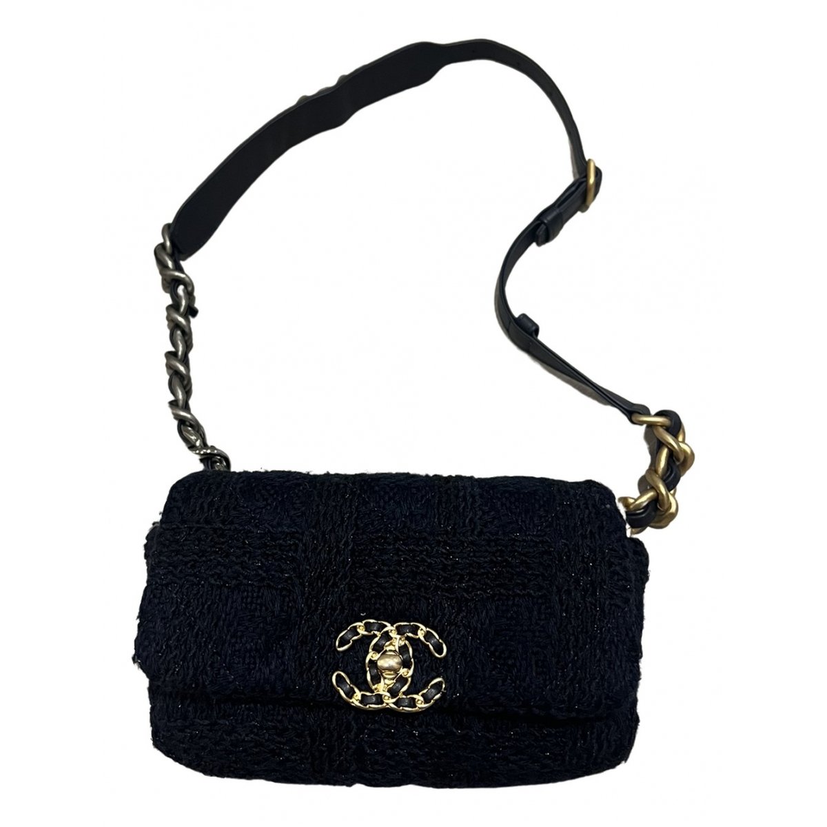 Chanel 19 tweed handbag