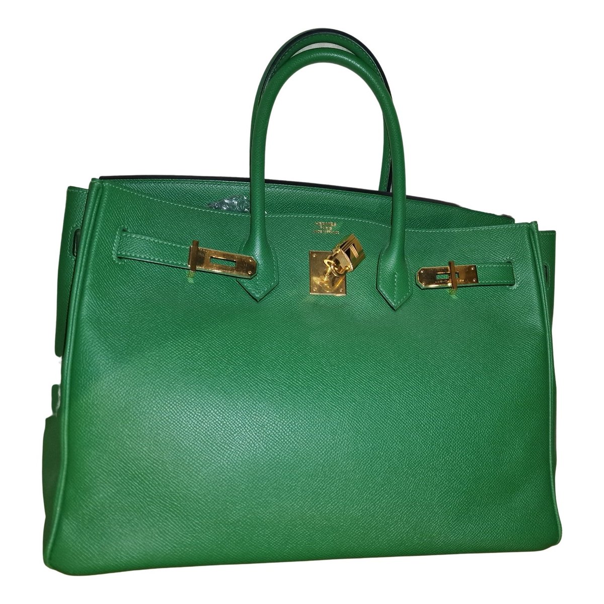 Birkin 35 leather handbag