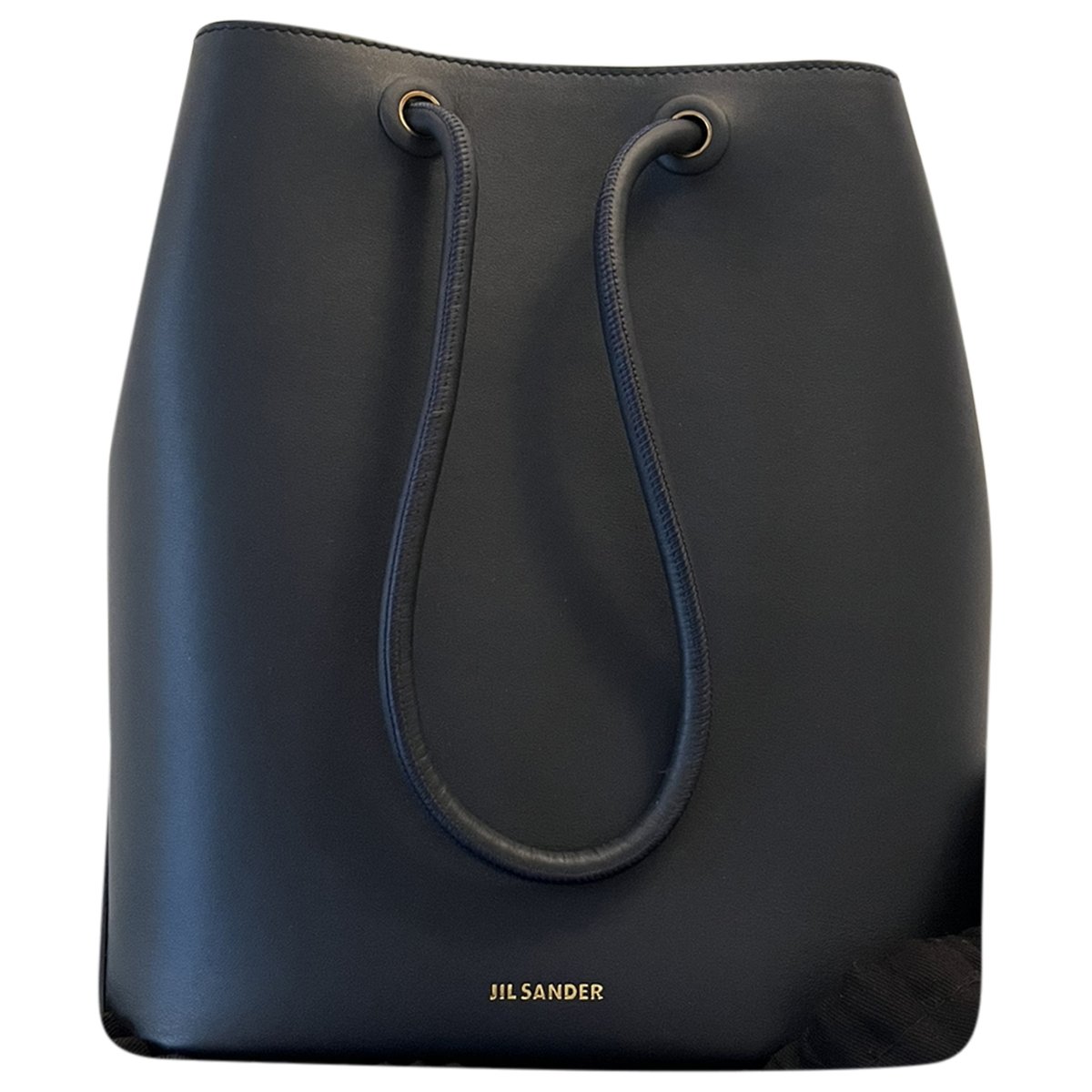 Shopper leather handbag