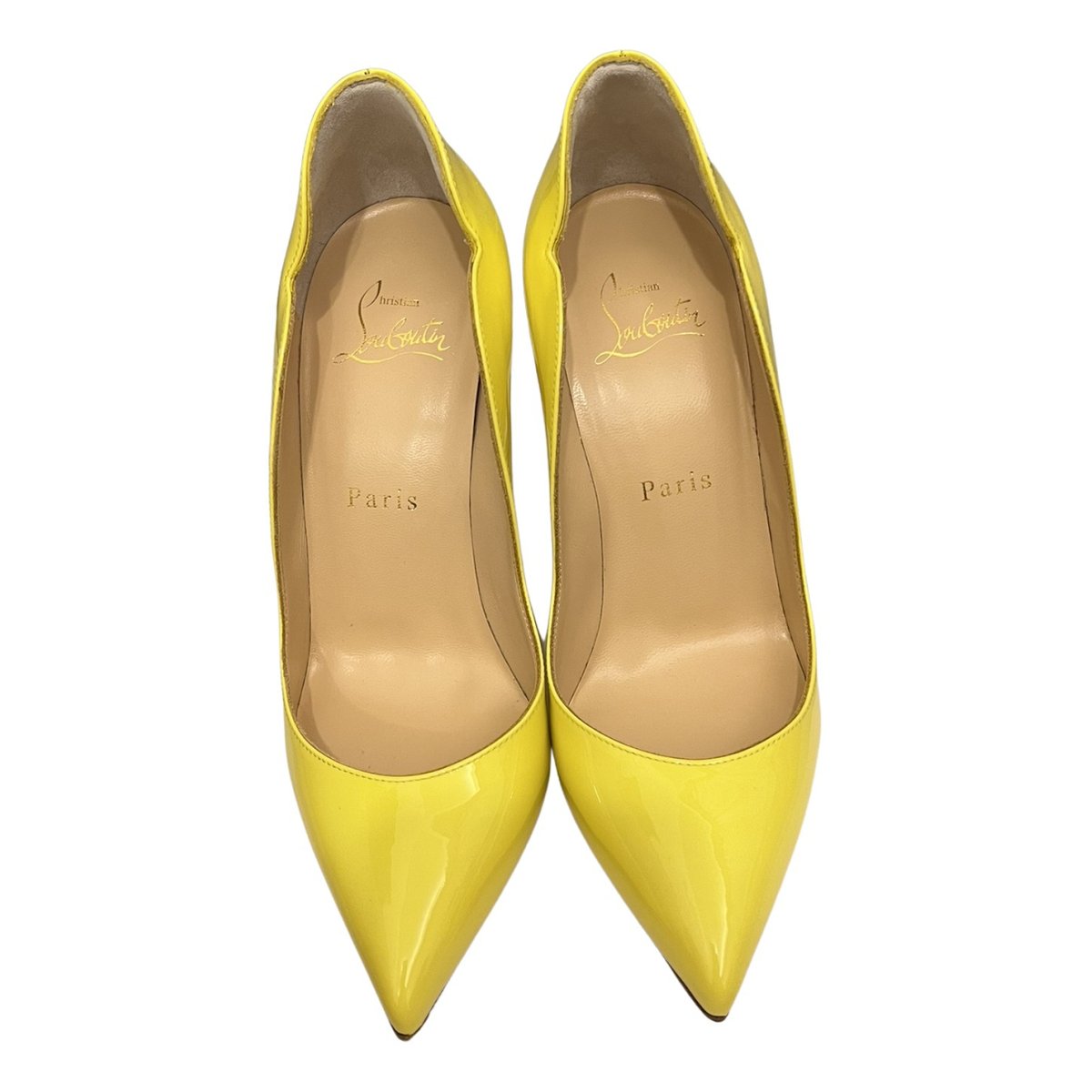 Hot Chick patent leather heels