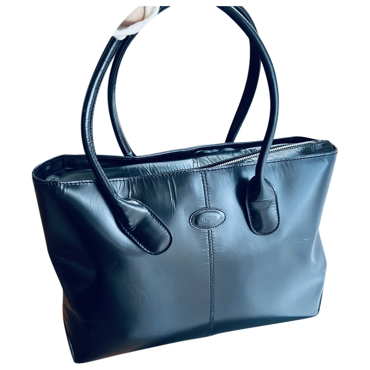 D Bag leather handbag