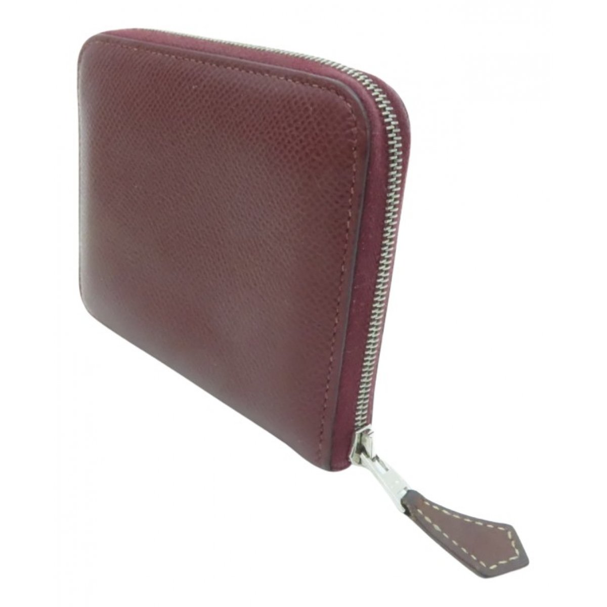 Silk'in leather wallet