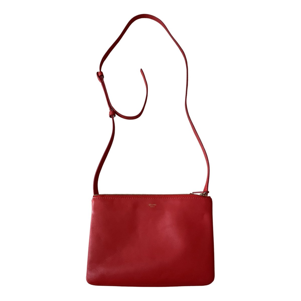 Trio leather crossbody bag