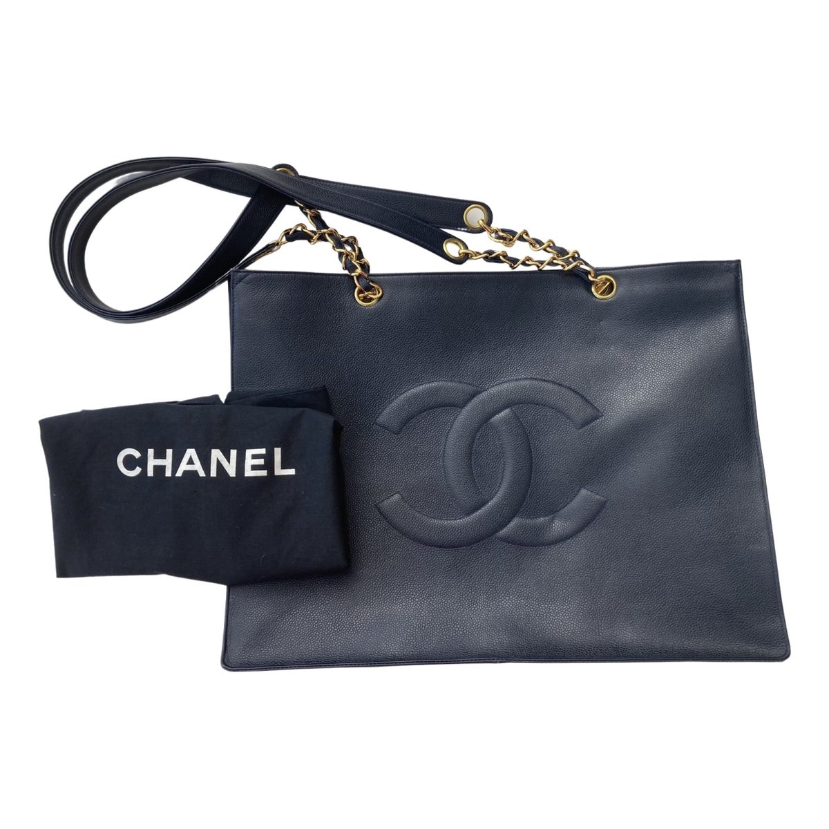 Grand shopping leather tote