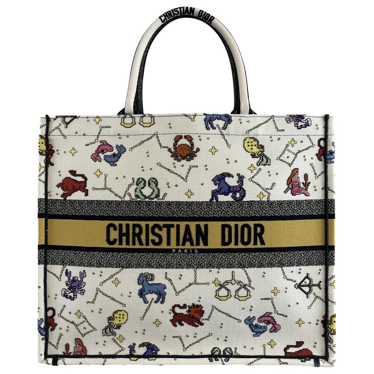 Lady Dior leather tote