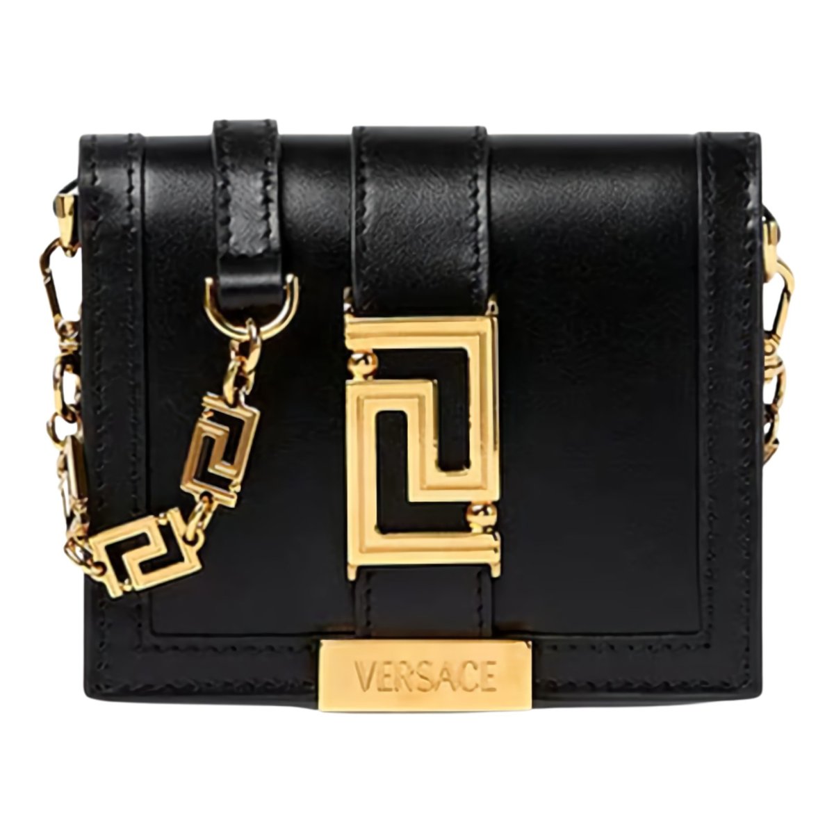 Greca Goddess leather handbag
