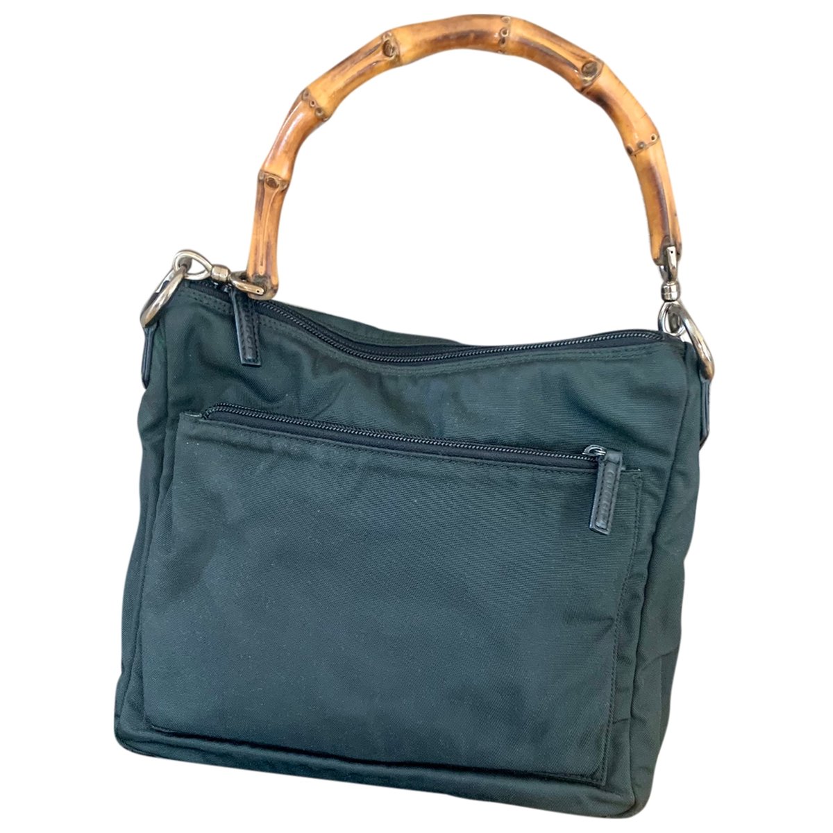Bamboo Top Handle cloth handbag