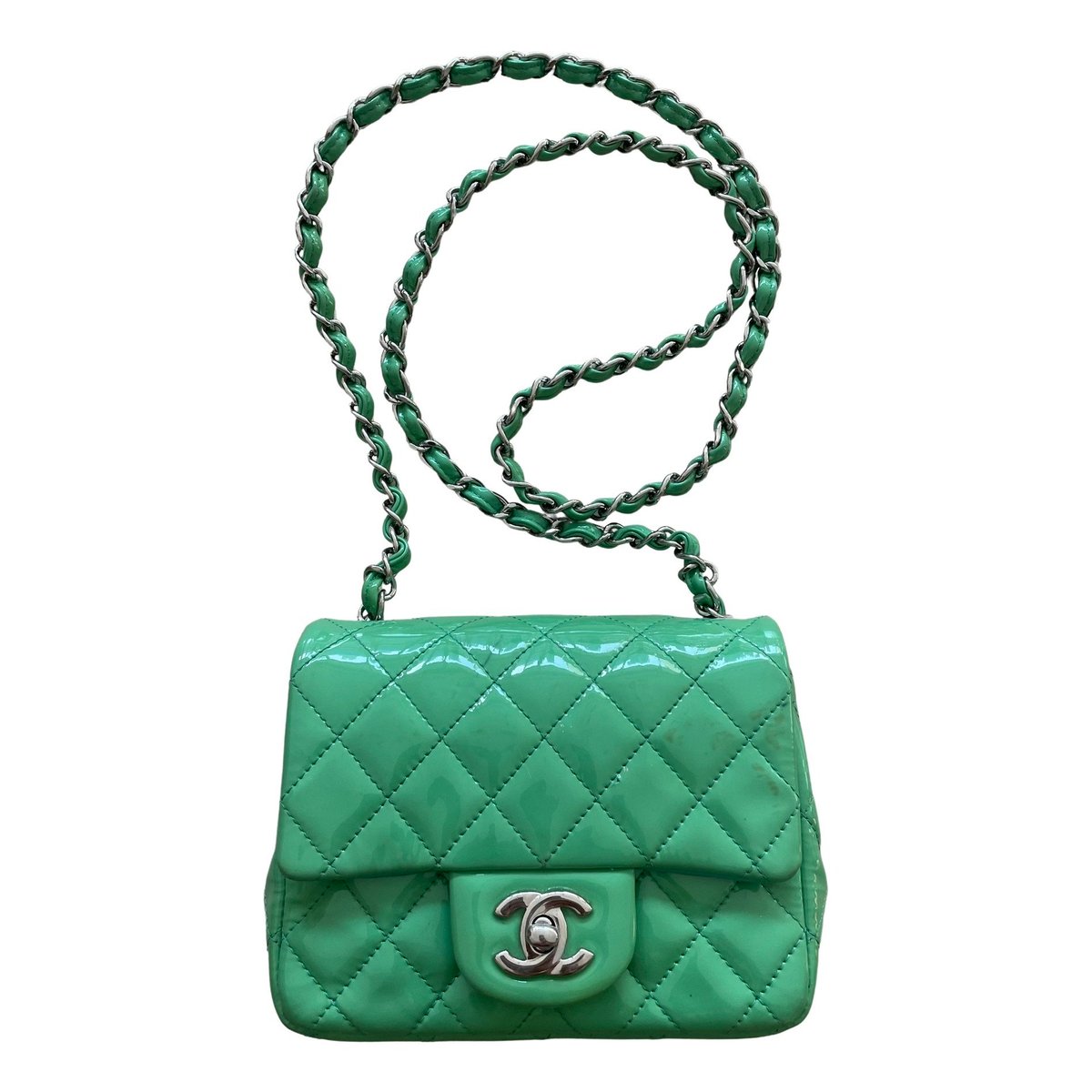 Timeless/Classique patent leather handbag
