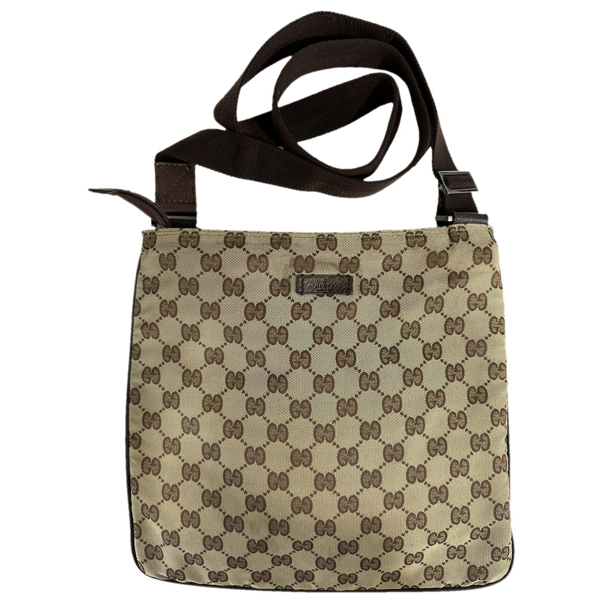 Horsebit 1955 Messenger cloth handbag