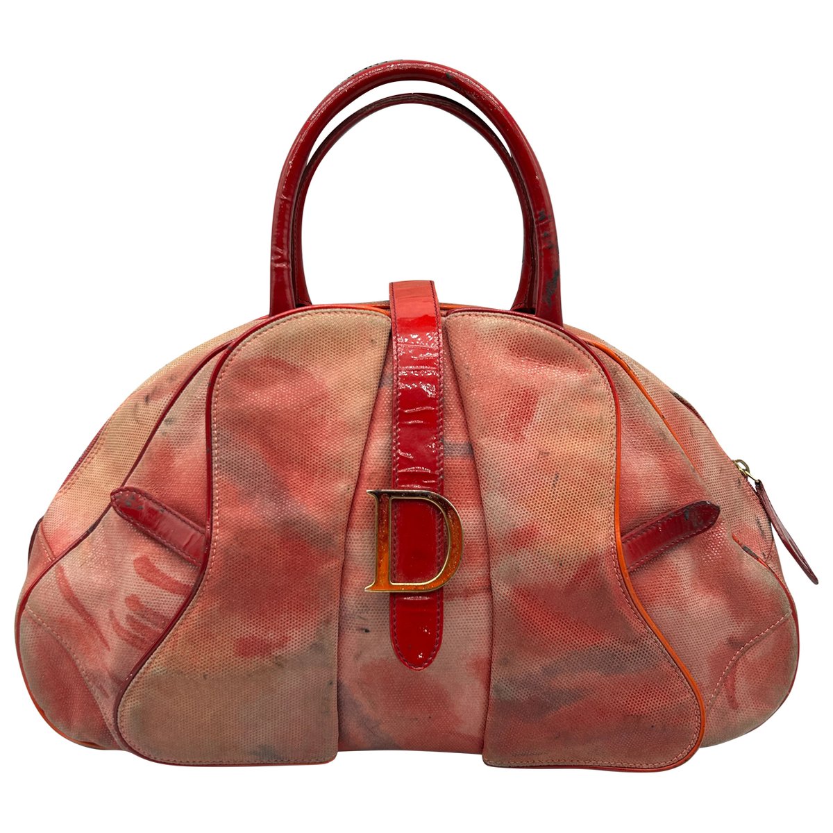 Saddle Bowler cloth handbag