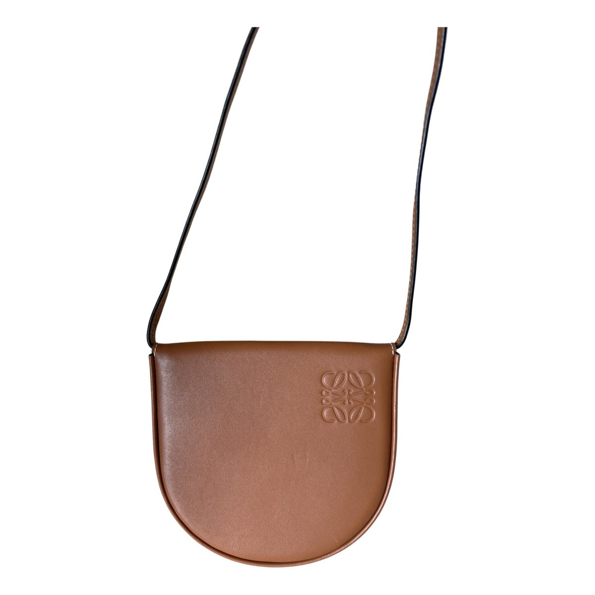 Heel leather crossbody bag