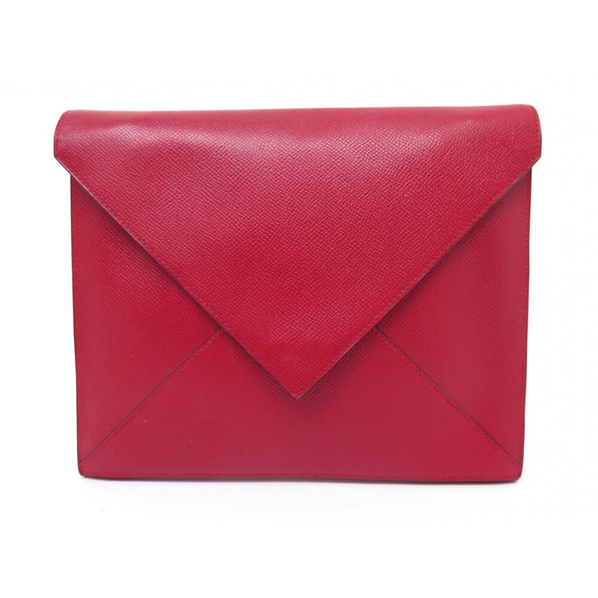 Enveloppe leather handbag