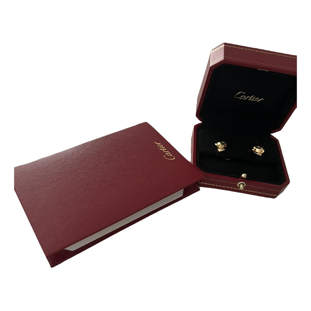 Panthère yellow gold earrings