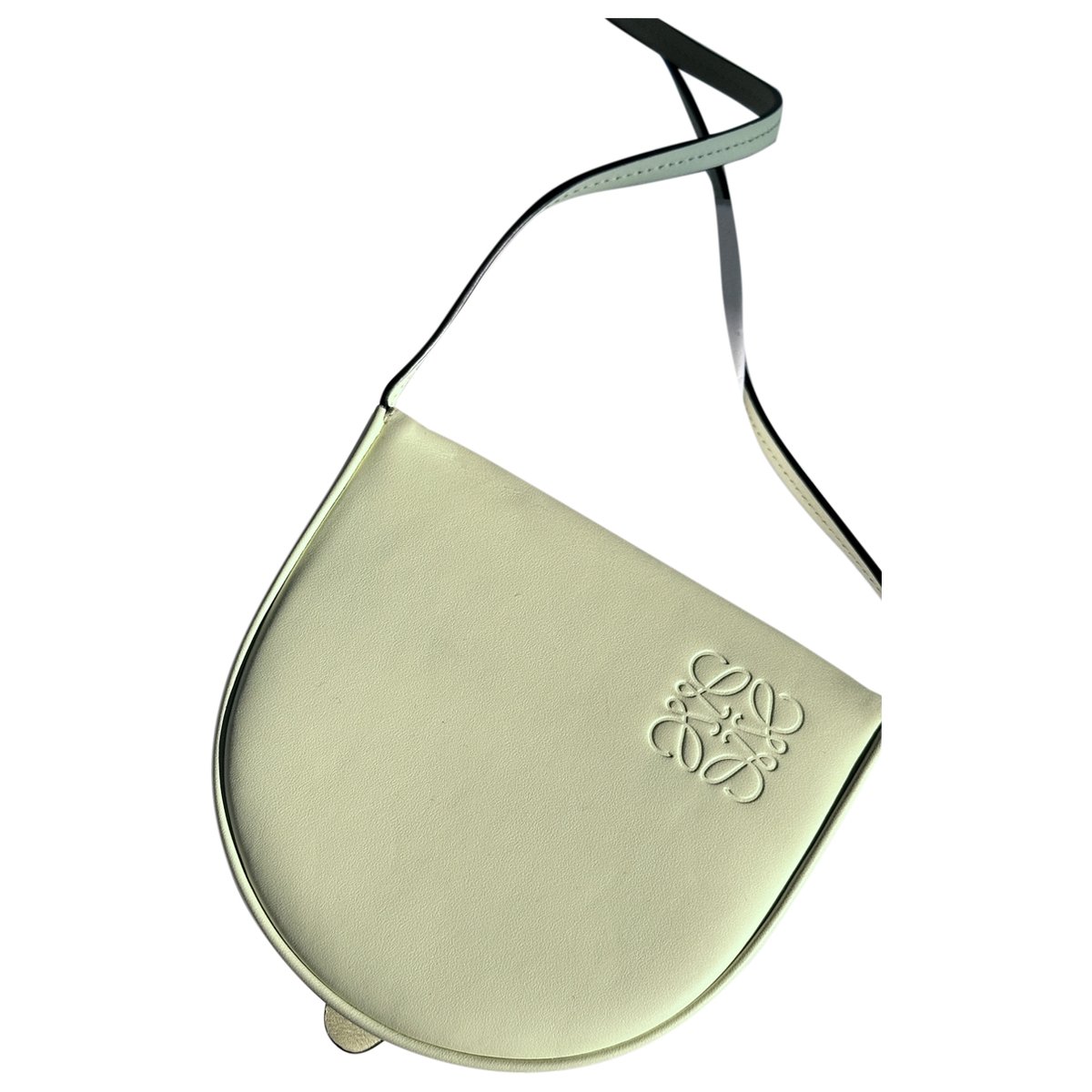 Heel leather crossbody bag