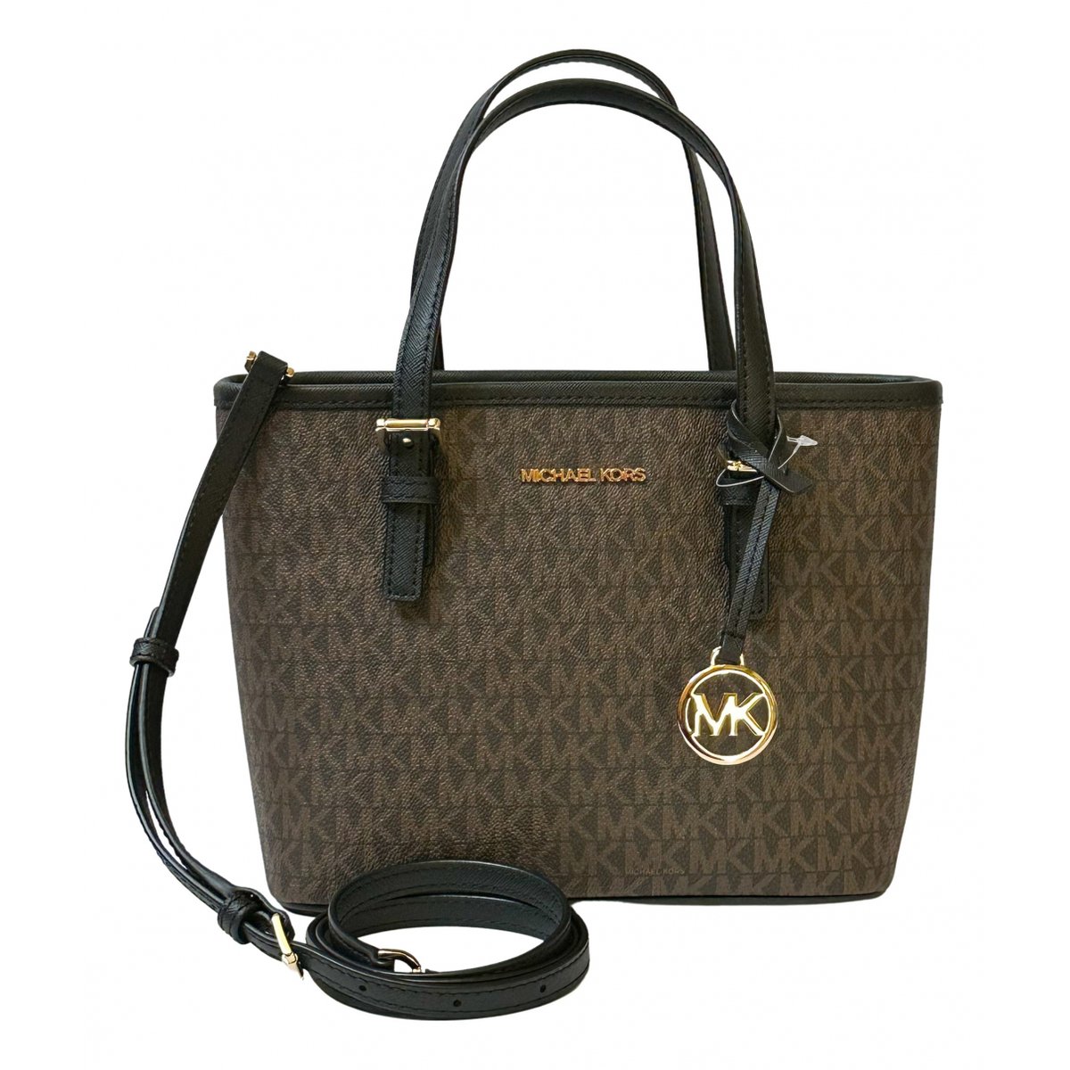Jet Set vegan leather handbag