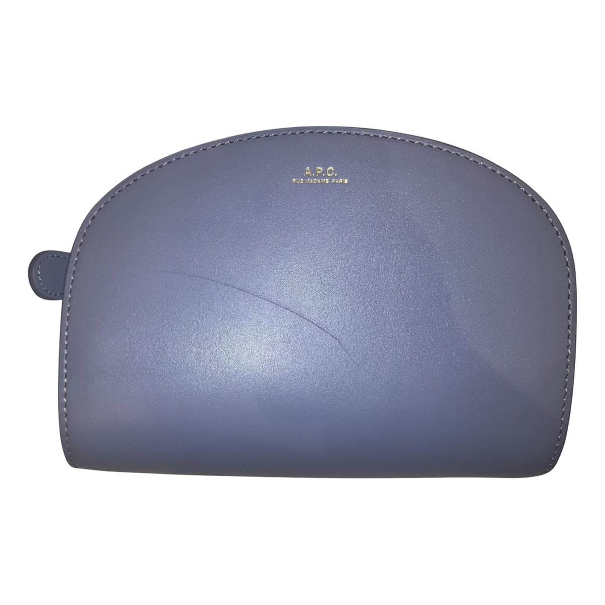 Demi-lune leather crossbody bag