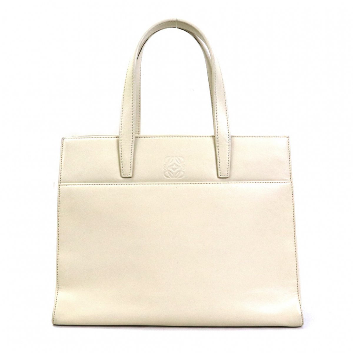 Anagram leather handbag