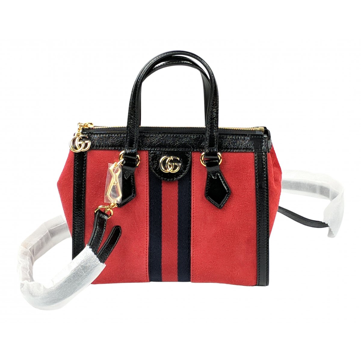 Ophidia Top Handle leather crossbody bag