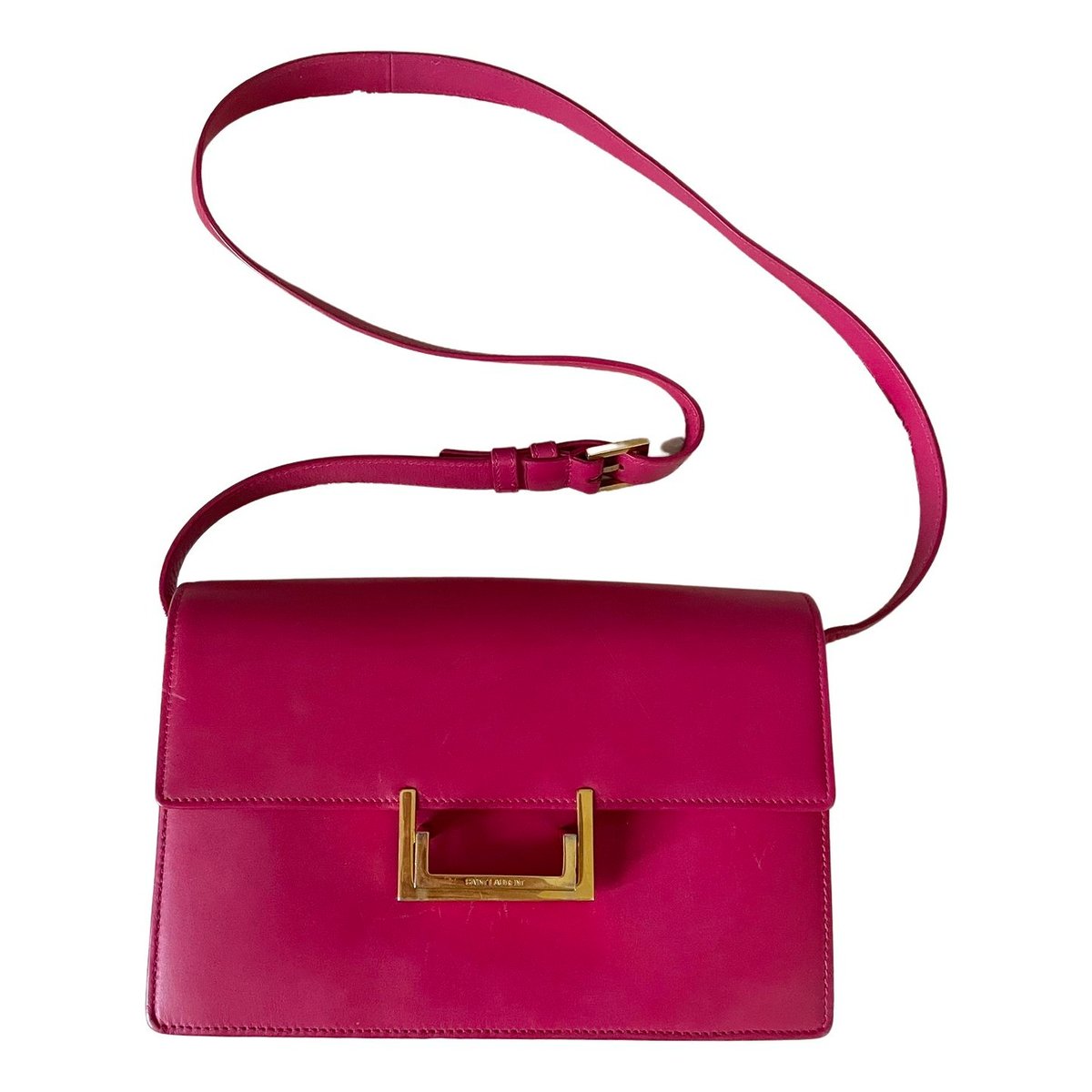 Lulu leather clutch bag