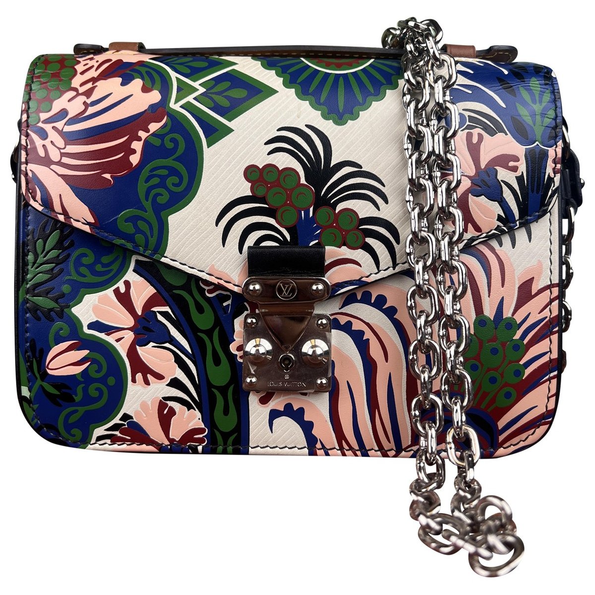 Metis patent leather handbag