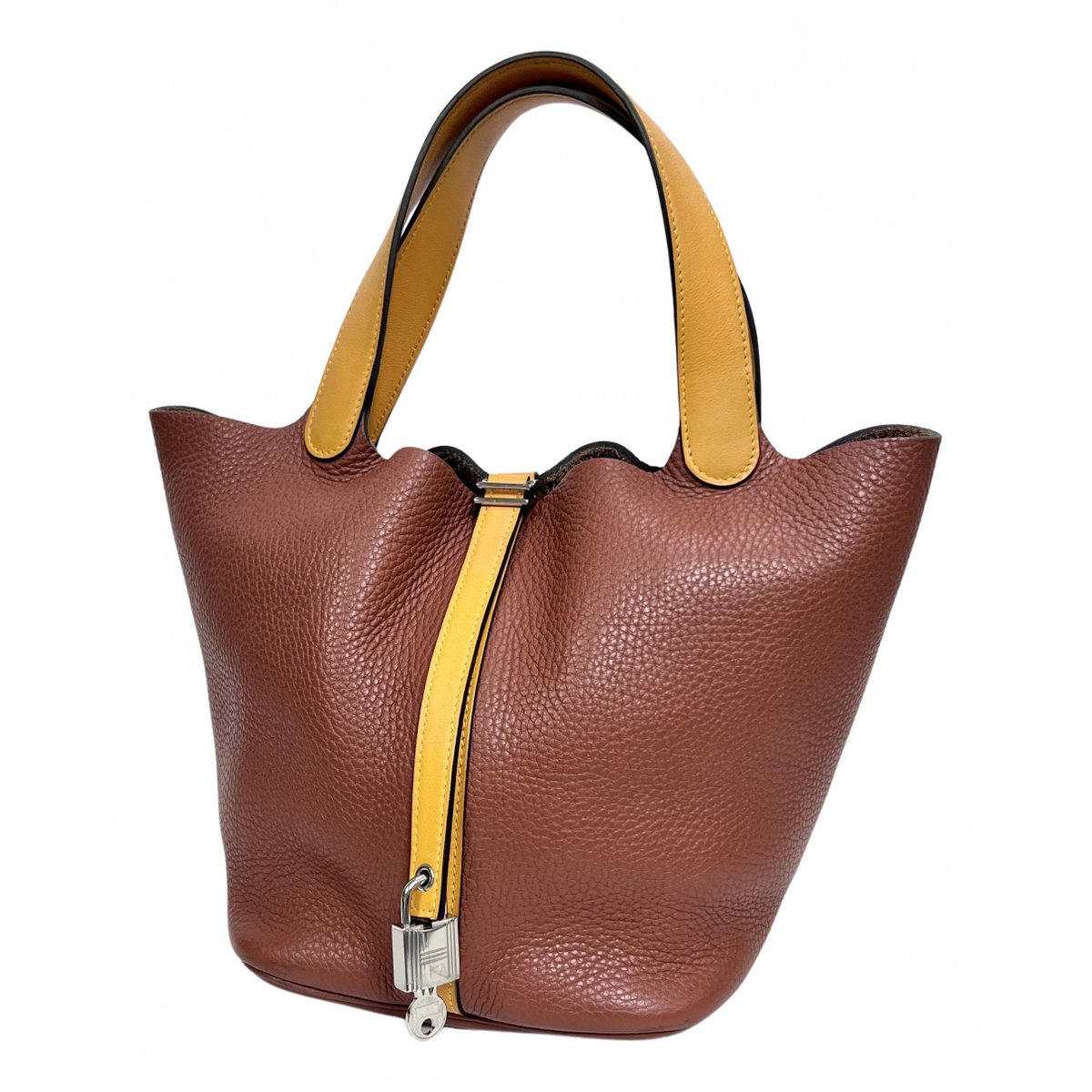 Picotin leather handbag