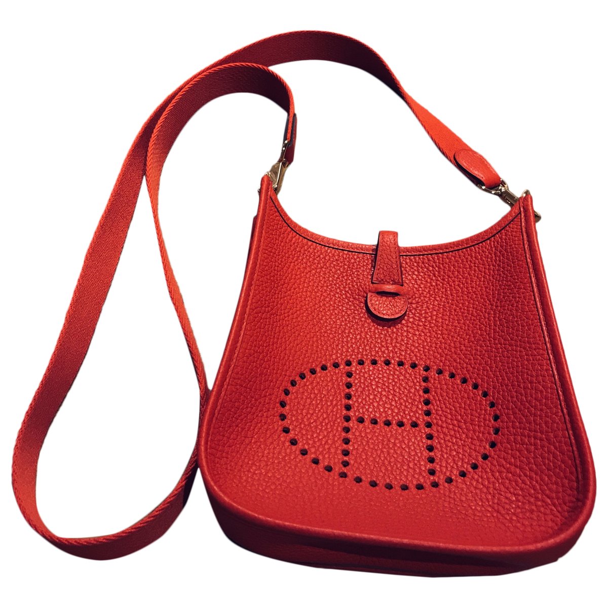 Mini Evelyne leather handbag